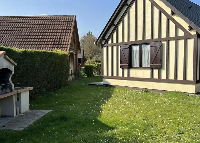 4p Avec Jardin Privatif, Proche Et Commerces A Merville-franceville - Fr-1-487-333 木屋 *